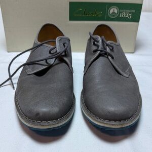 Clarks Men's Maxim Flow Oxford,Grey,11 M US